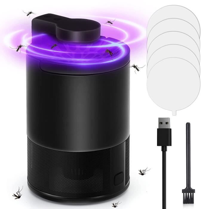 Ventilateur Anti-Mouche USB Batterie 2PCS - Ventilateur Table Pique-Nique BBQ Avec Lames Holographiques