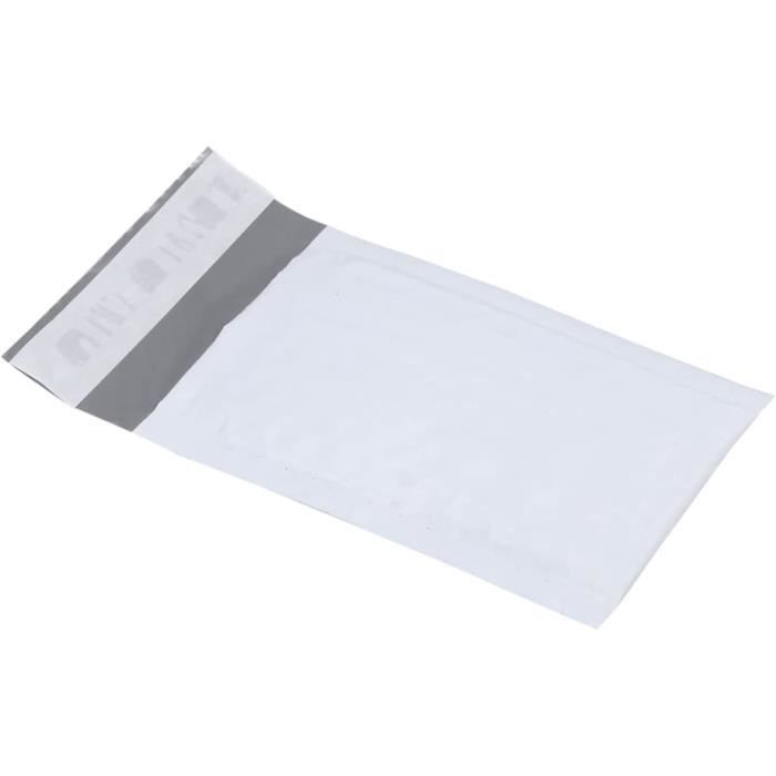 Walaka Lot De 50 Enveloppes à Bulles 11x23 Cm Blanches - Enveloppes Matelassées Pour Expédition Sécurisée