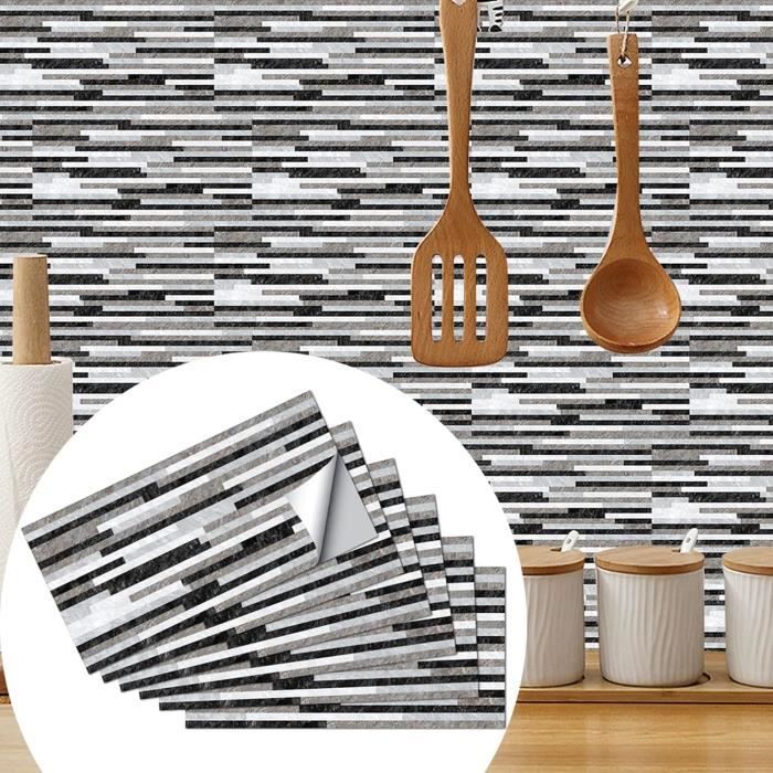 Autocollants De Carrelage En Marbre Pour Salle De Bain, Cuisine, Dosseret, étanche, Résistant à L'hu