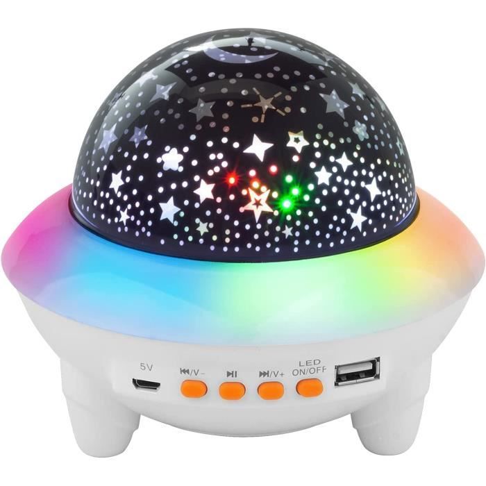 Projecteur Ciel Étoilé Avec Bluetooth - 20 Couleurs, Télécommande, Minuterie - Veilleuse Bébé Et Ambiance Fête