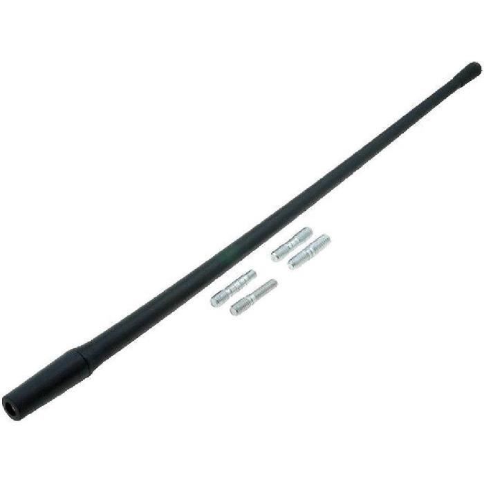 Antenne De Toit Noire 40cm Pour VW Lupo - Réf. RPS 708344, Adaptateur 6x1, Neuf D'origine