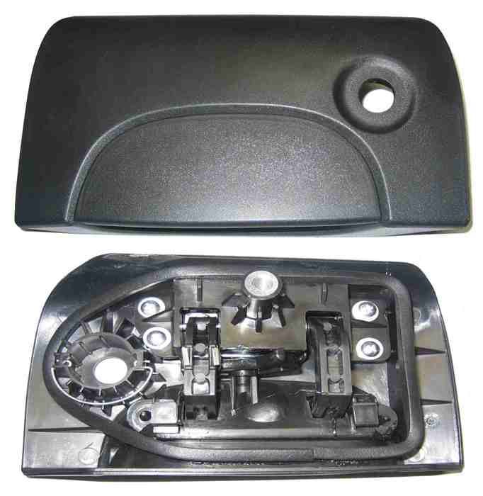 Serrure Loquet Hayon Pour Nissan Navara D22/D23 NP300 Frontier - Pièce De Rechange Noire