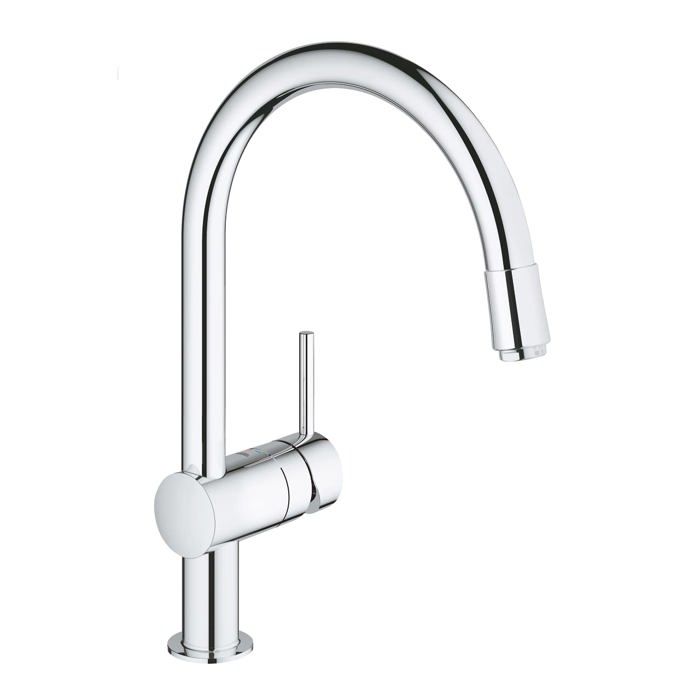 Grohe Mitigeur évier MINTA monocommande avec douchette extractible - 32918000