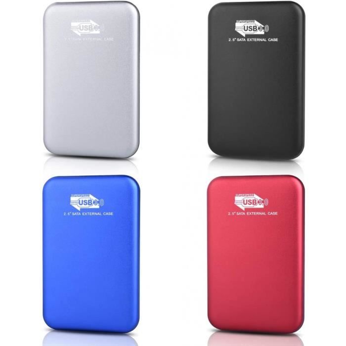 Wii U Ordinateur de Bureaup Disque Dur Externe 1to USB3.0 pour PC Xbox Mac Ordinateur Portable 1to, Rouge 