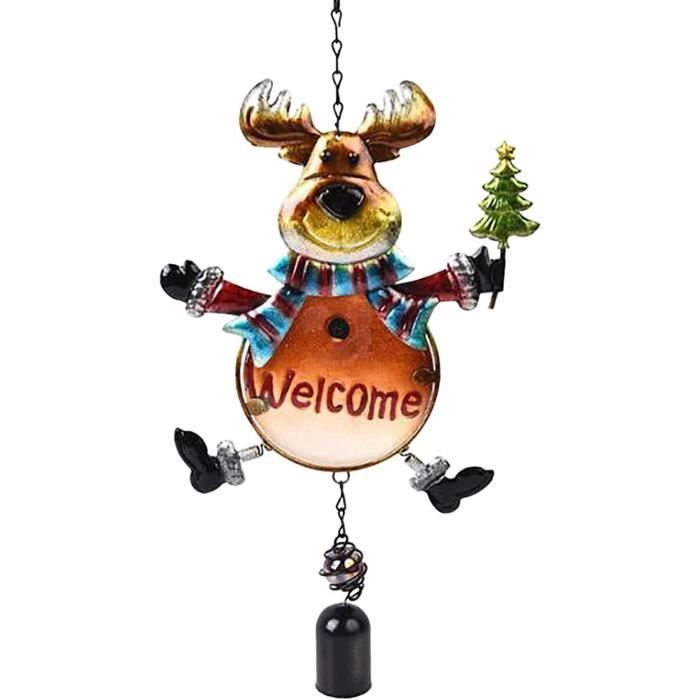 Carillon à Vent De Noël De Style Rétro Avec Perles Colorées Et