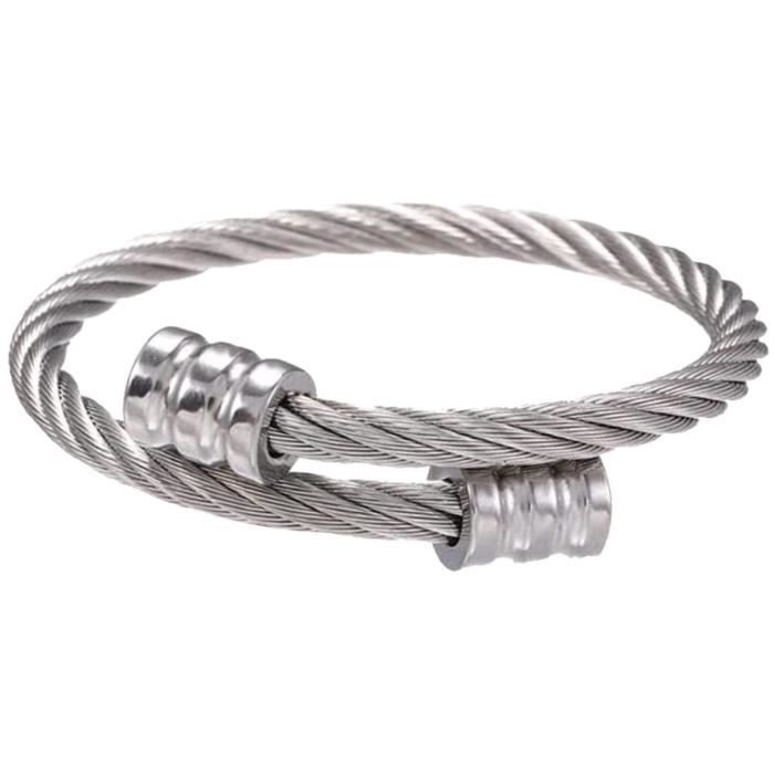 Bracelet Argent Pour Femme Ancien Année 60 - Bijou Vintage Occasion - Vendu Dans L'état