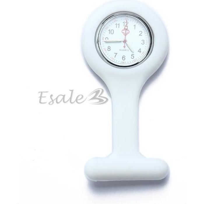 Bracelet De Montre D'infirmière 20mm - En Silicone, Avec Broche - Pour Infirmières, Médecins, Professionnels De Santé