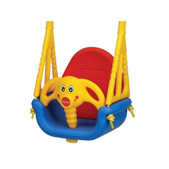 Eduplay Balancoire Evolutive 3en1 Bebe Enfant 6 Mois 7 Ans Installation Interieur Exterieur Balancoire De Jardin Rouge Cdiscount Jeux Jouets