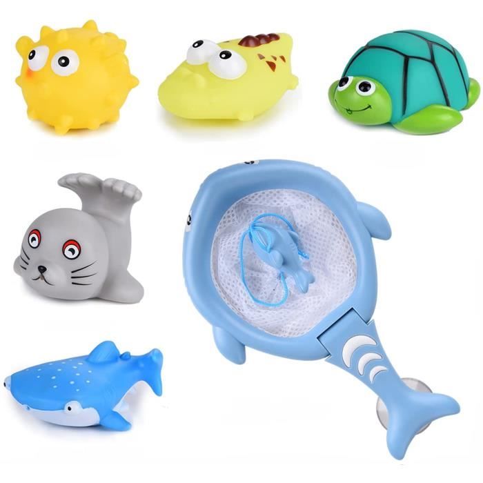 Herefun Jouets Pour Le Bain 6 Pcs Jouet Pour Le Bain Bebe Jouet De Bain Pour Bebe Lumineux Jouet Piscine Pour Bebe Kit De J A137 Cdiscount Puericulture Eveil Bebe