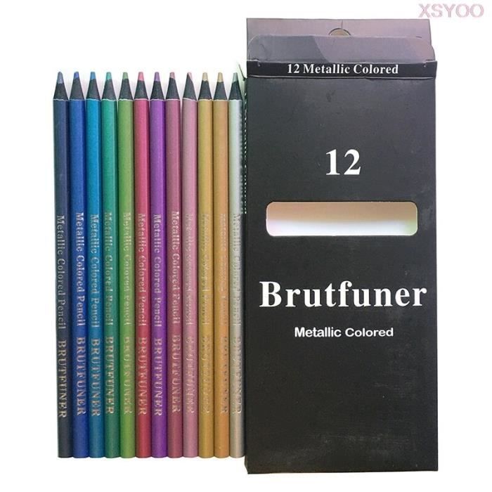 Brutfuner – Ensemble de crayons de couleurs à l'huile
