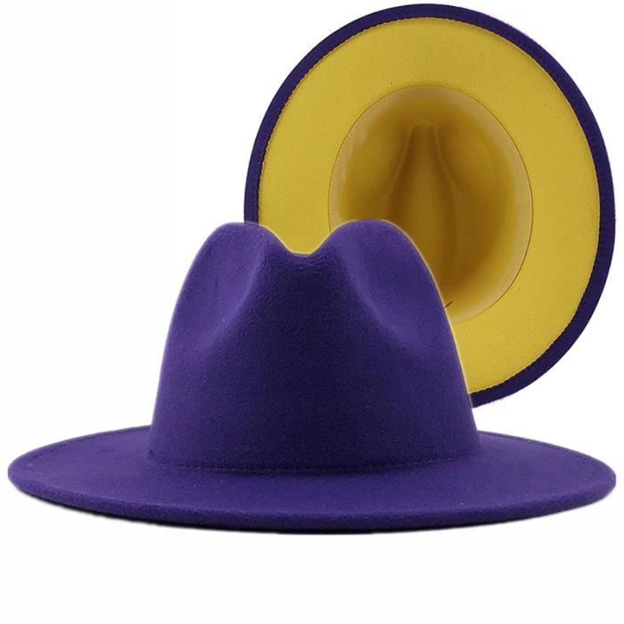 Chapeau Fedora/trilby Monsoon En Feutre - Couleur Jaune Moutarde, Avec Gros Grain, Neuf Avec étiquettes