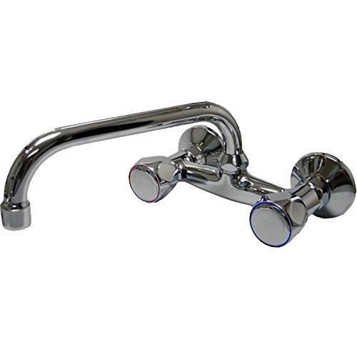 Mitigeur mural de cuisine DP Bath Sauco 11cm chromé - eau froide et eau chaude