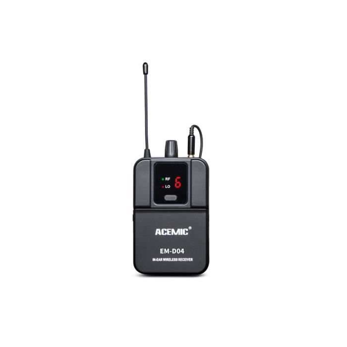 Acemic Microphone,ACEMIC EM-D04 – nouveau système intra-auriculaire sans fil ...