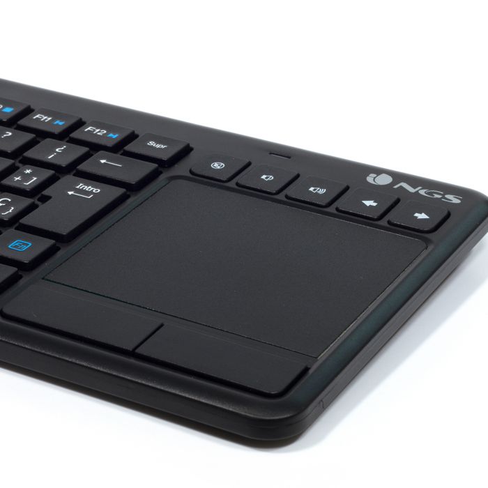 Mini Clavier multimédia AZERTY avec Pad pour SmartTV ou PC