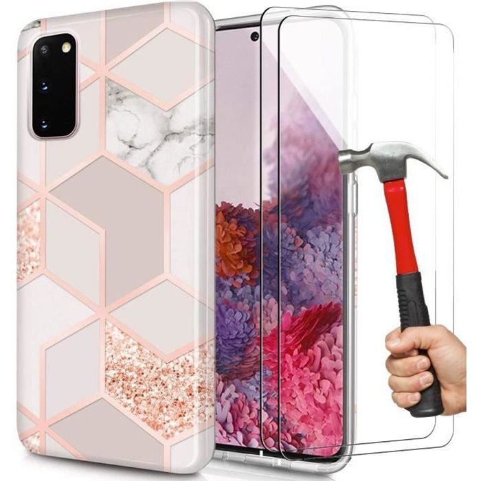 Pack Protection IPhone SE 2020 : Coque Silicone Noire Anti-choc + 2 Verres Trempés - Little Boutik