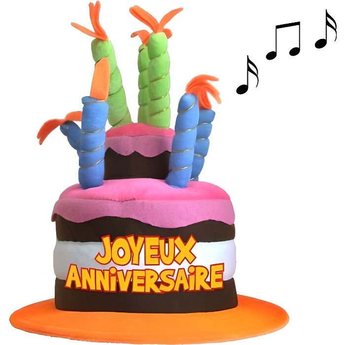 Chapeau Anniversaire Musical Cdiscount Jeux Jouets