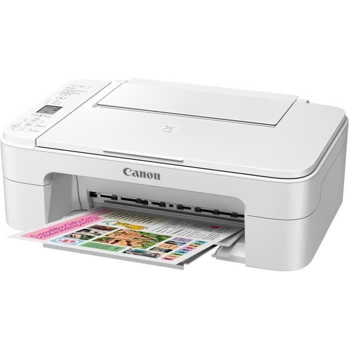 Canon Imprimante Multifonction 3 En 1 Pixma Ts3151 Jet D Encre Wifi Couleur Ecran Tactile Blanc Prix Pas Cher Cdiscount