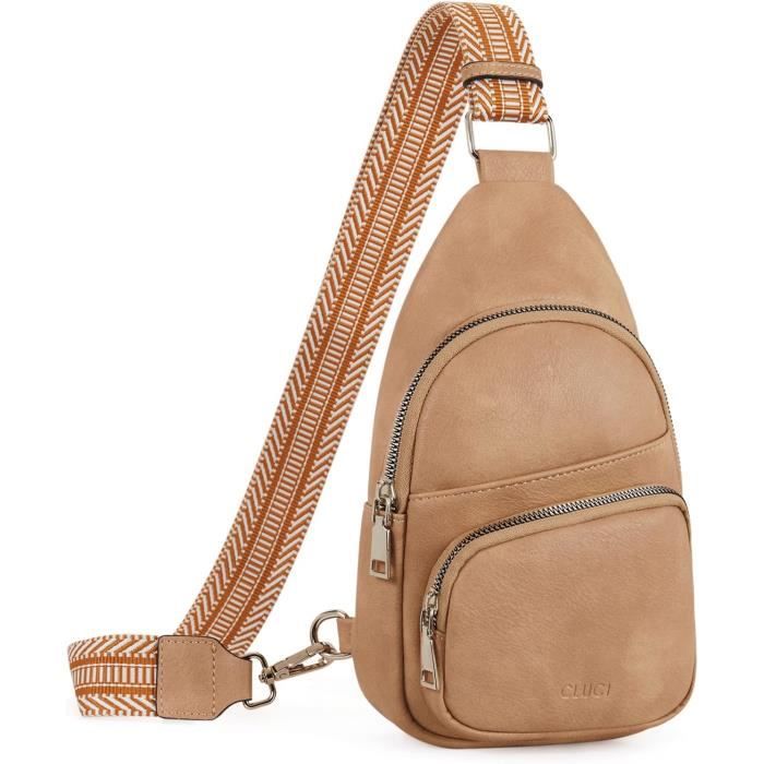 Sac De Poitrine / Bandoulière Vulkitty Pour Femme - Cuir Synthétique, Sangle Réglable, Multifonction - 8