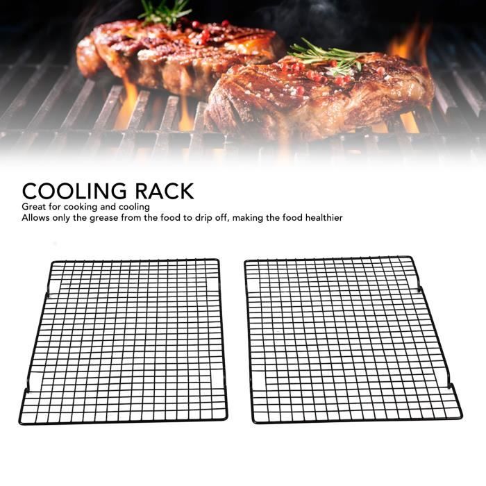 Set De 2 Grilles De Cuisson Vapeur En Inox – 20 Cm Et 27,5 Cm, Pieds 3 Cm, Pour Cuisson Vapeur Et Refroidissement Pâtisseries - 9