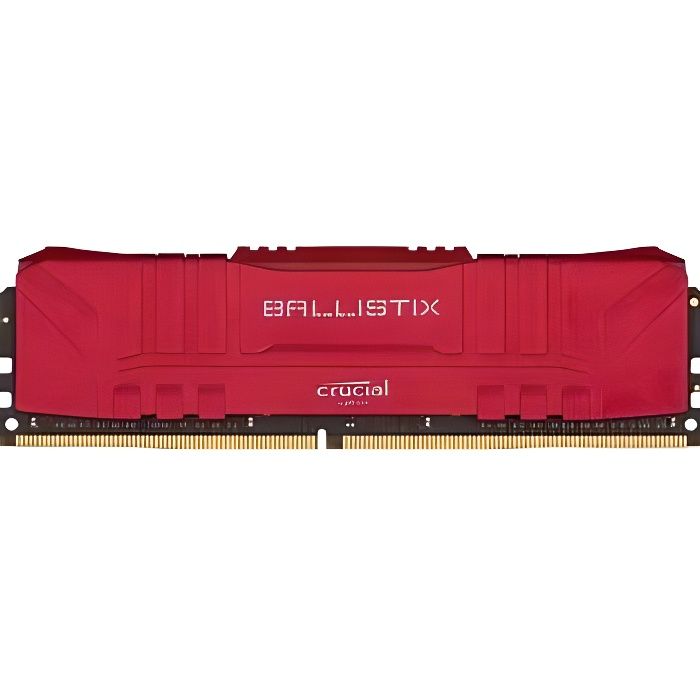 BALLISTIX - Mémoire PC RAM - 32Go (2x16Go) - 3200MHz - DDR4 - CAS 16  (BL2K16G32C16U4R) - Cdiscount Informatique