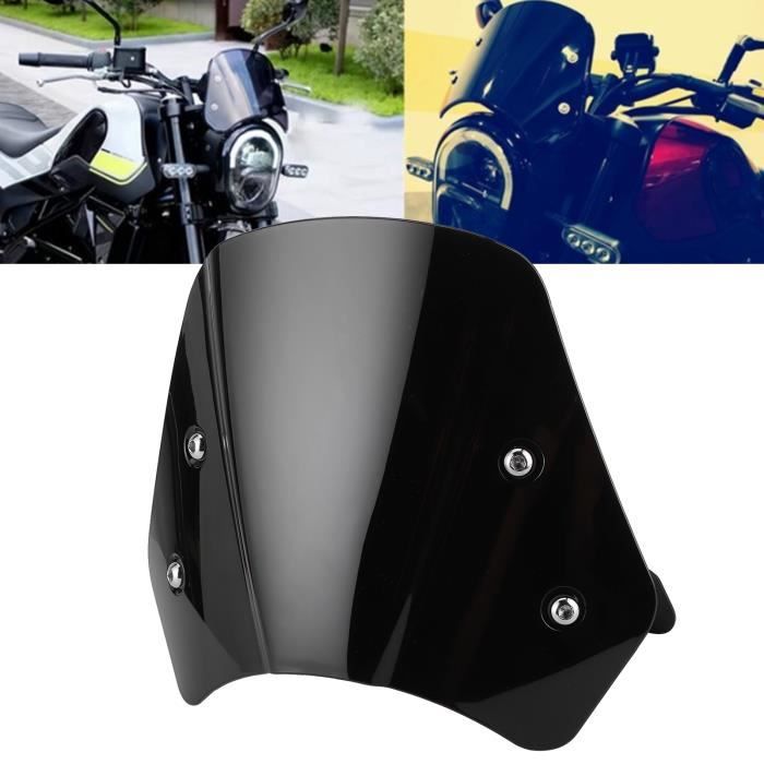 Déflecteur De Vent Pare-Brise Moto MT-07 FZ-07 2018-2020 - Protecteur Visage Fumé Robuste Et Élégant