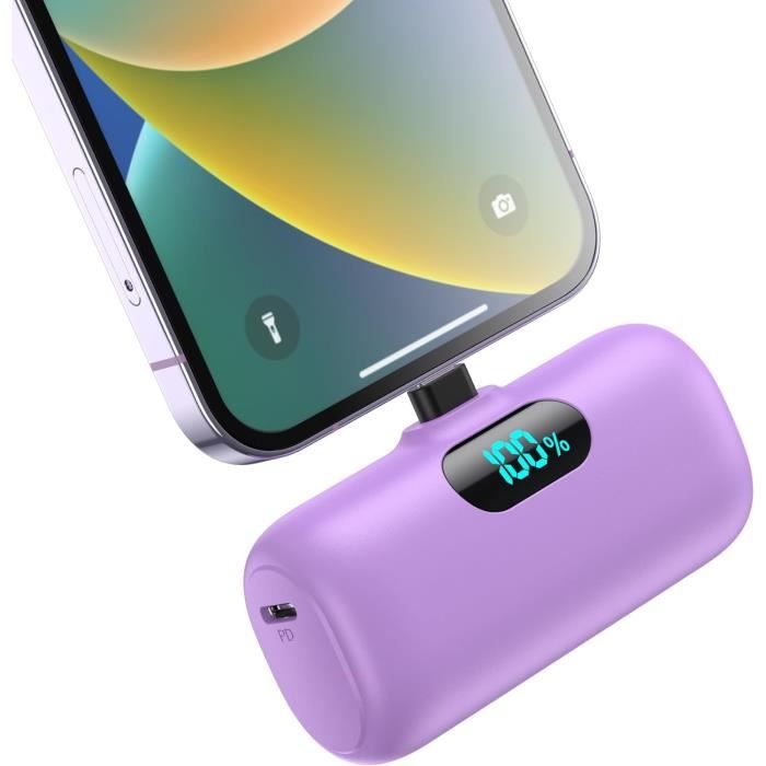 Powerbank 60000mAh – Batterie Externe PD 45W, 7 Sorties, Affichage LED, Lampe Torche, Pour Téléphone Et Tablette