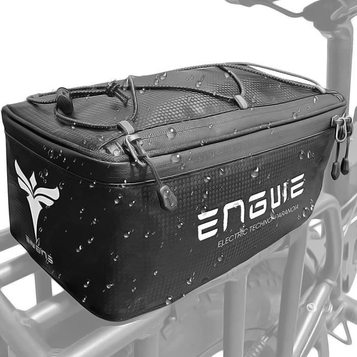 Sac de vélo pour porte-bagages, avec compartiment pour ordinateur portable,  capacité