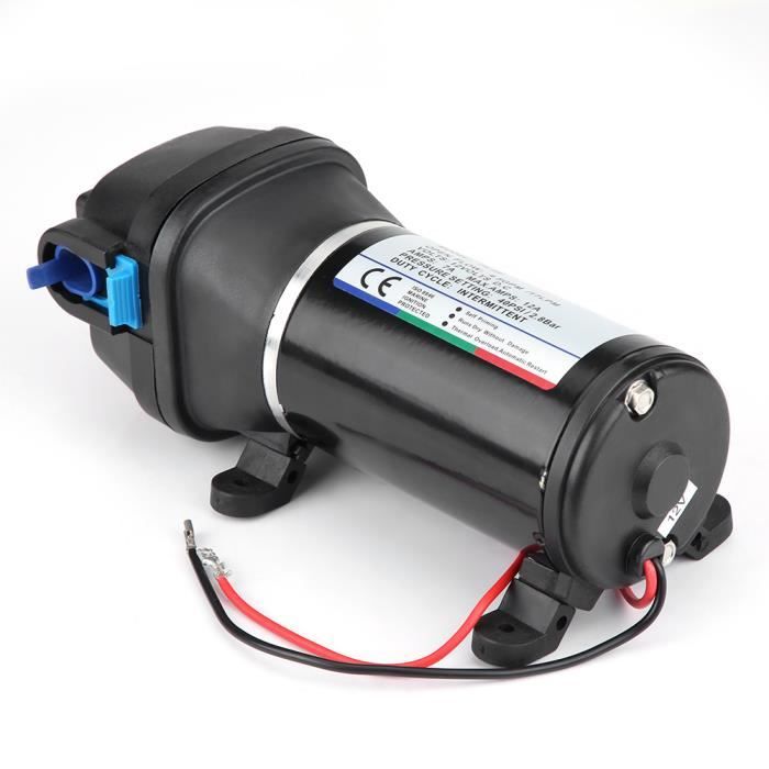 Pompe à Eau 12V 100W Auto-amorçante - 8L/min 160PSI - Pour Camping-car, Bateau, Caravan Pompe Vide Cave