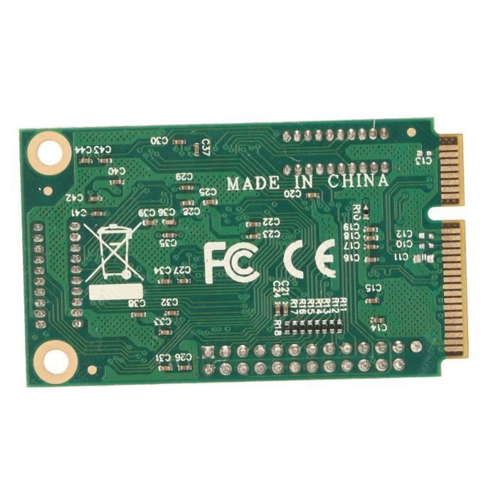 Carte Mini PCIe Parallèle LPT DB25 – CH384L – Full Size – KALEA-INFORMATIQUE