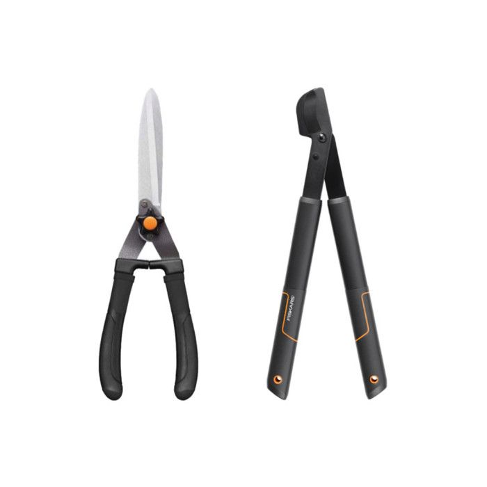 Pack FISKARS Coupe branches Singlestep 32mm 1001432 Cisaille à haies 55cm HS10