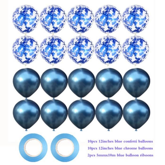 Decoration Anniversaire Bleu Cdiscount