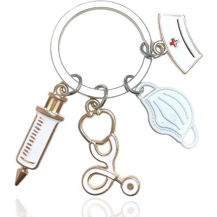 Porte Clé Infirmière Avec Gravure Personnalisée De Votre Prénom