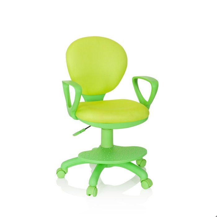 Chaise pour enfants - hjh OFFICE - KID WING - Vert - Tissu Chaise pour enfants - hjh OFFICE - KID WING - Vert - Tissu