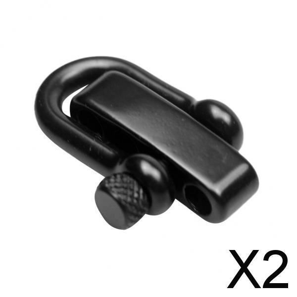 10 Manilles Métal Pour Bracelet Paracorde - Très Solides Avec Vis - 26x22mm Ouverture 16mm