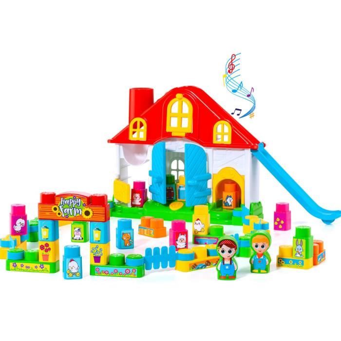 Jouet - MOLTO - Ferme dactivités Molto Musical - Multicolor - Piles - 38 pièces différentes