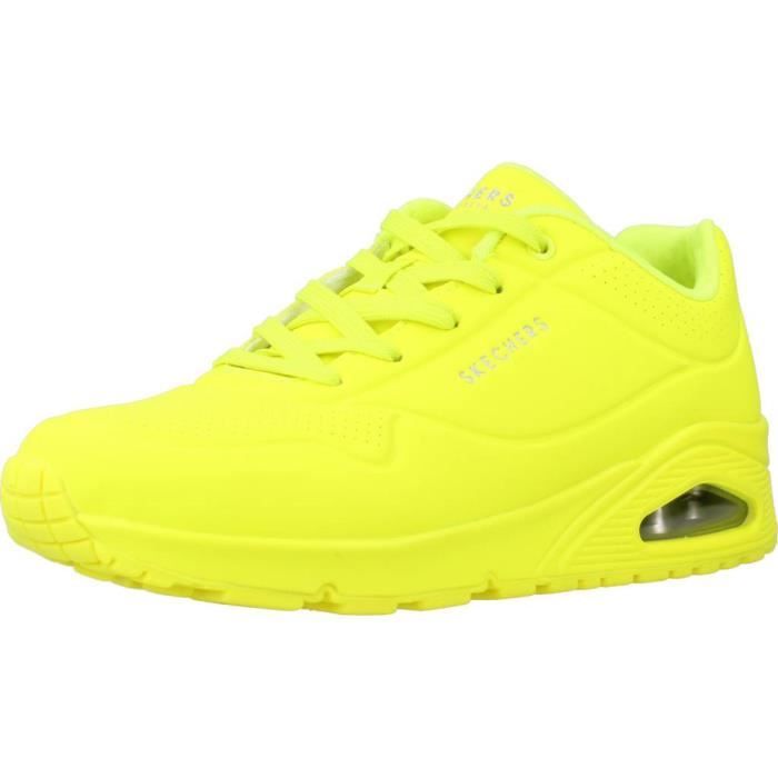 Skechers Baskets - SKECHERS UNO - Jaune - Dessus Synthétique