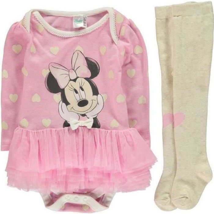 Ensemble Bebe Fille Naissance Disney Body Tutu Et Collant Rose Cdiscount Pret A Porter