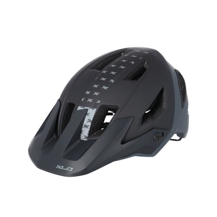 Casque VTT XLC BH-C31 enduro - noir/gris - Homme - 58/62