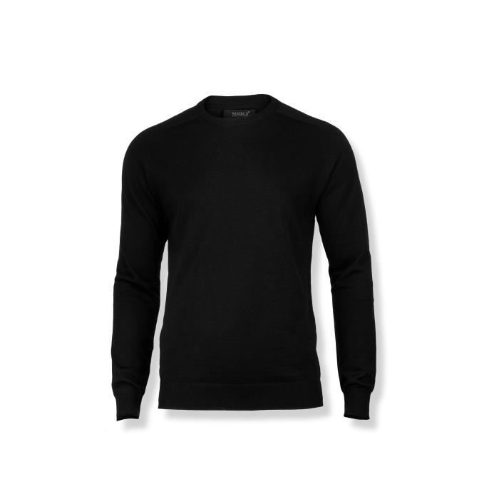 Pull Homme Seven7 Marron Taille S – Col Rond, Maille, Manches Longues, Parfait état