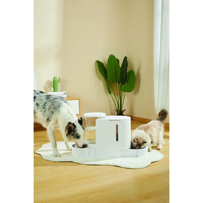 Distributeur Croquettes & Eau PETS DUPLO 1.3 kg / 3 40 x 16.2 x 29.1 cm