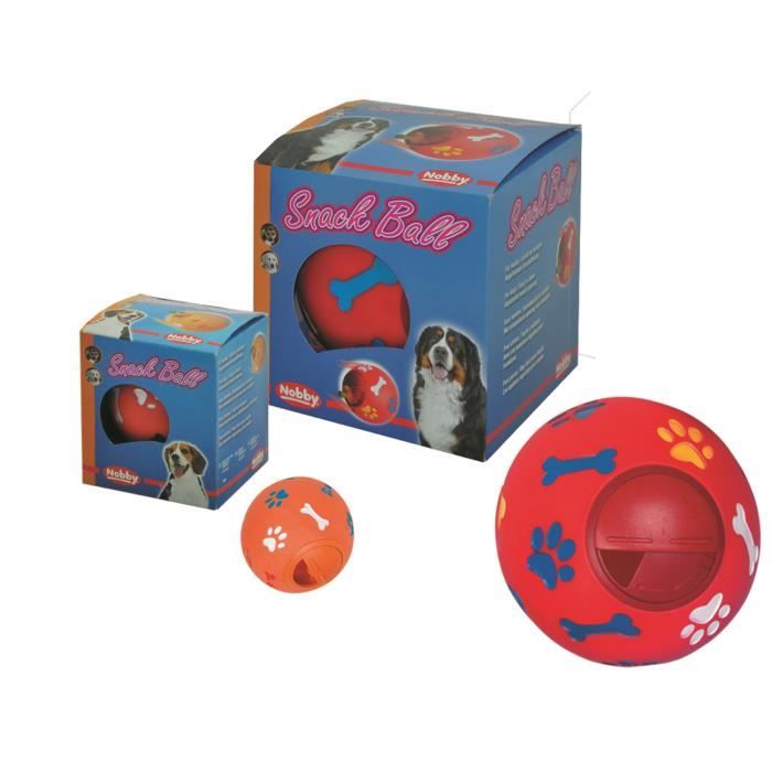 Meilleurs prix pour NOB Vinyl jouet chien 'treat ball' RG Ø 14,5cm