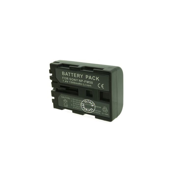 Accu voor Sony videocamera DCR-TRV50E 1700mAh, 7,2V, Li-Ion