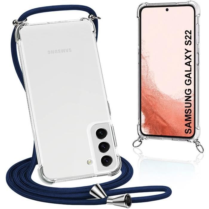 Coque Cordon Pour Samsung S22 (6.1") TPU AntiChoc Protection Renforcé