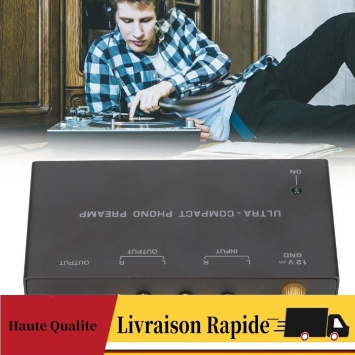 Préampli Phono PP500 - ESTINK - Amplificateur De Tourne-disque Professionnel à Faible Bruit