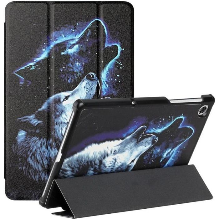 Pnakqil Coque pour Lenovo Tab M10 FHD Plus (TB-X606F/TB-X606X) Cuir PU  Tablet Flip