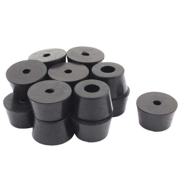 Lot De 10 Patins De Redressement (Riser Pads) Pour Skateboard – 1/8" (3 Mm) En Polyuréthane – Noir