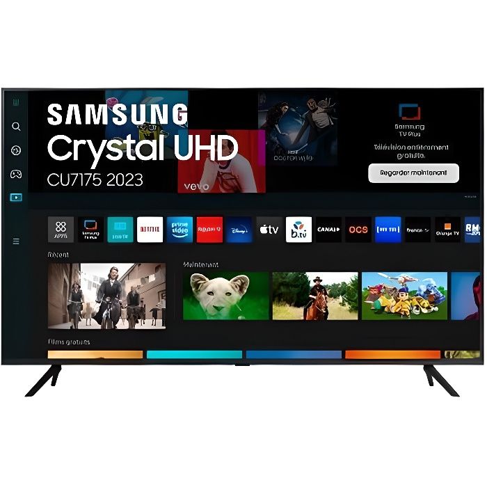 Samsung TV LED Crystal 85CU7175U 216 cm 4K UHD Smart TV 2023 Noir - 8806094906967
