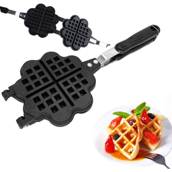 Gaufrier Double Face En Forme De Cœur En Forme De Fleur, Gaufrier Antiadhésif, Poêle à Gaufres Durable Pour la Cuisine à Domicile, Accessoire De Cuisson Gaufrier Double Face En Forme De Cœur En Forme De Fleur, Gaufrier Antiadhésif, Poêle à Gaufres Durable Pour la Cuisine à Domicile, Accessoire De Cuisson