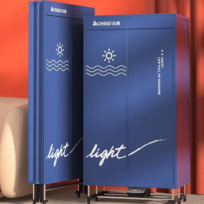 Sèche-linge Portable 600W Avec Minuterie Et Télécommande | Mini Sèche-linge Pour Voyage, Appartement, Hôtel | Léger, Pliable, 2 Modes De Température