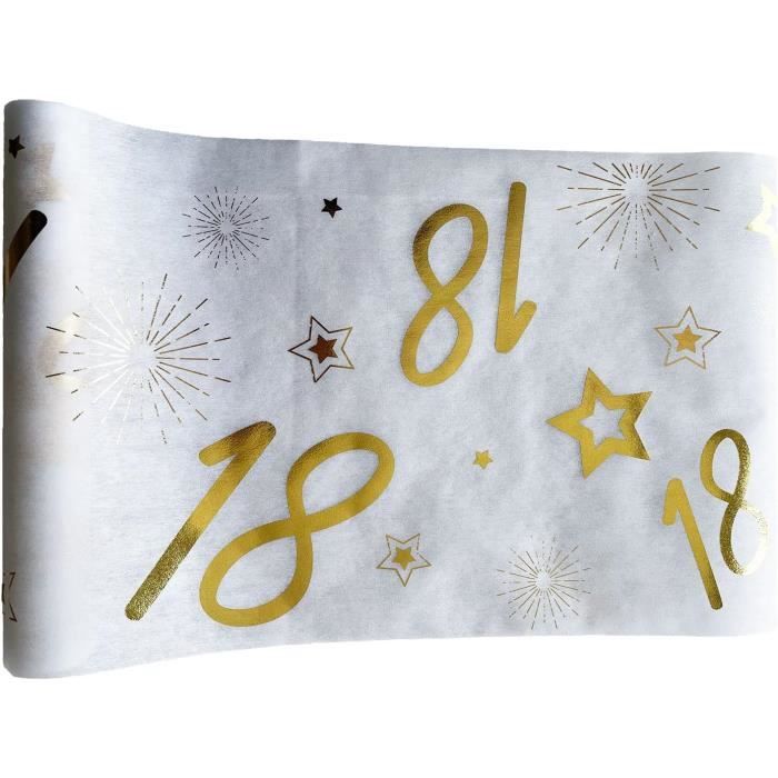 Chemin De Table - Décoration De Table D'anniversaire 18 Ans